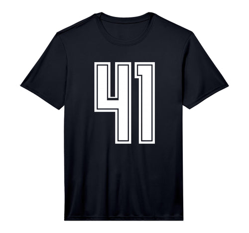 Jersey 41 White Sports Team Jersey T-Shirt - Novelty Apparel Men Women - T-Shirt, Sweatshirt, Hoodie