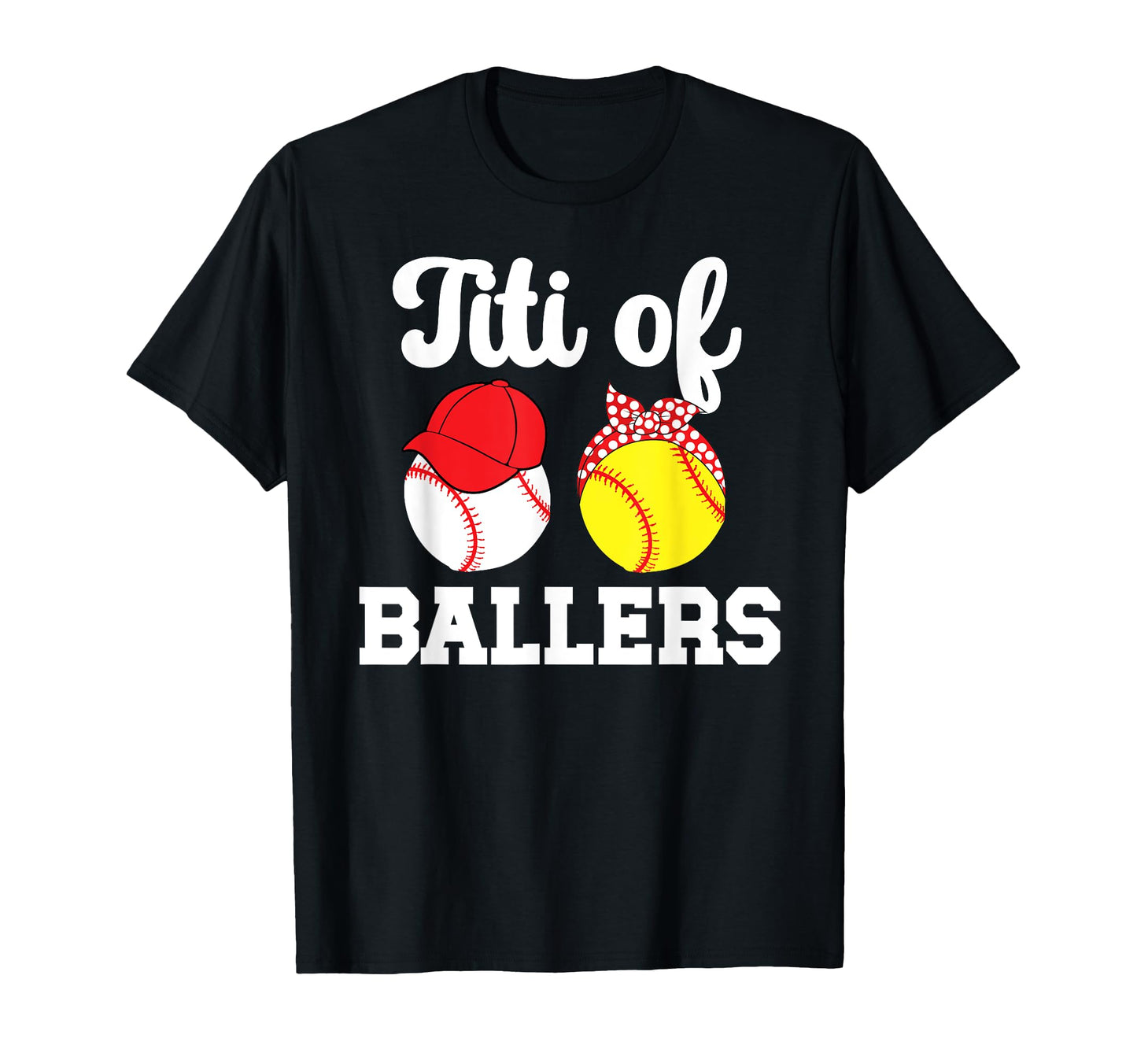 Titi Ballers Baseball Softball Titi T-Shirt - Custom Art Print for Adults - T-Shirt, Sweatshirt, Hoodie