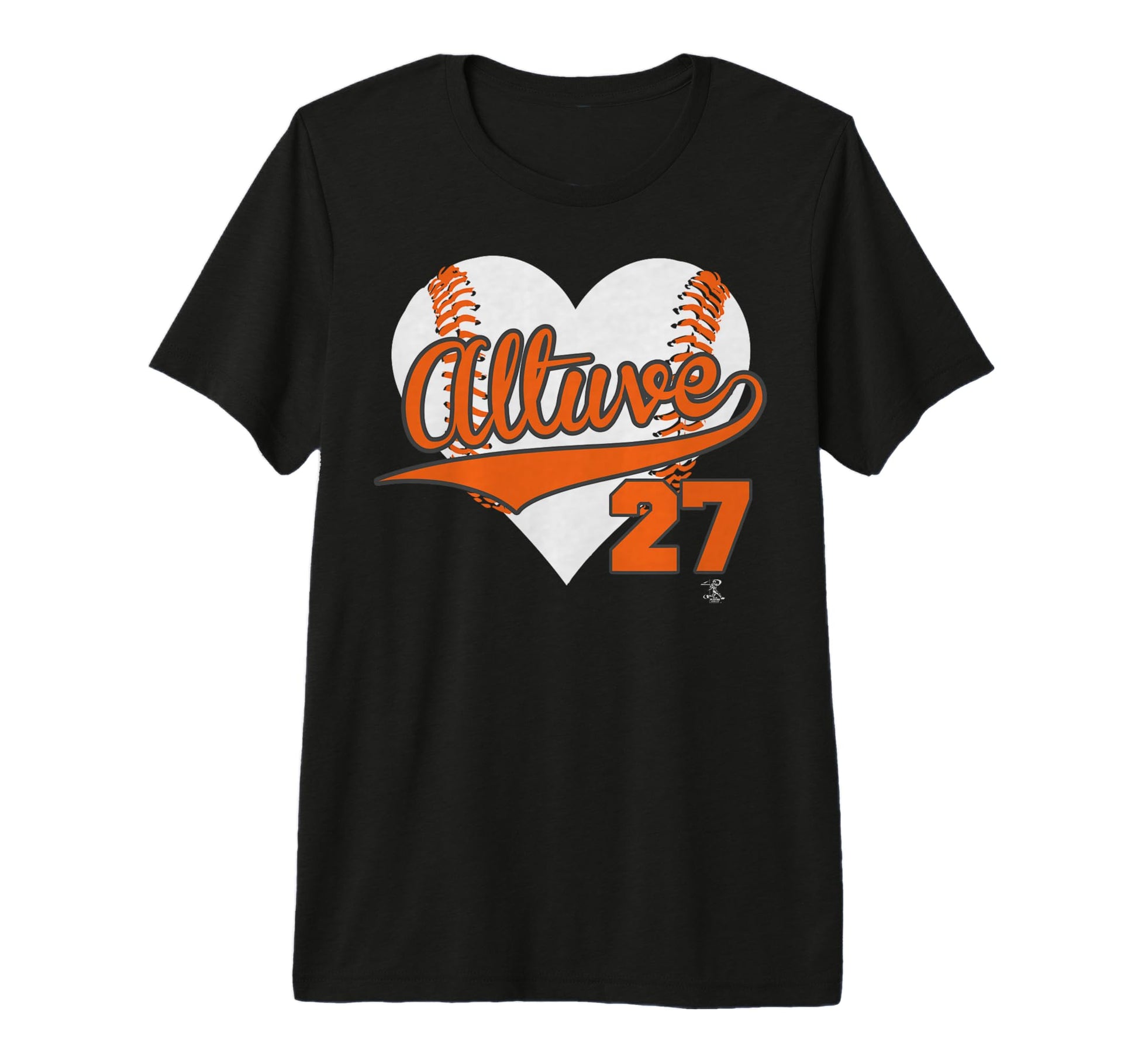 Jose Altuve Baseball Heart Tri Blend T-Shirt - Aesthetic Graphic Men Women - T-Shirt, Sweatshirt, Hoodie