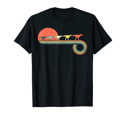 Carnotaurus Dinosaur Rainbow Sunset T-Shirt - Trendy Graphic for Adults - T-Shirt, Sweatshirt, Hoodie