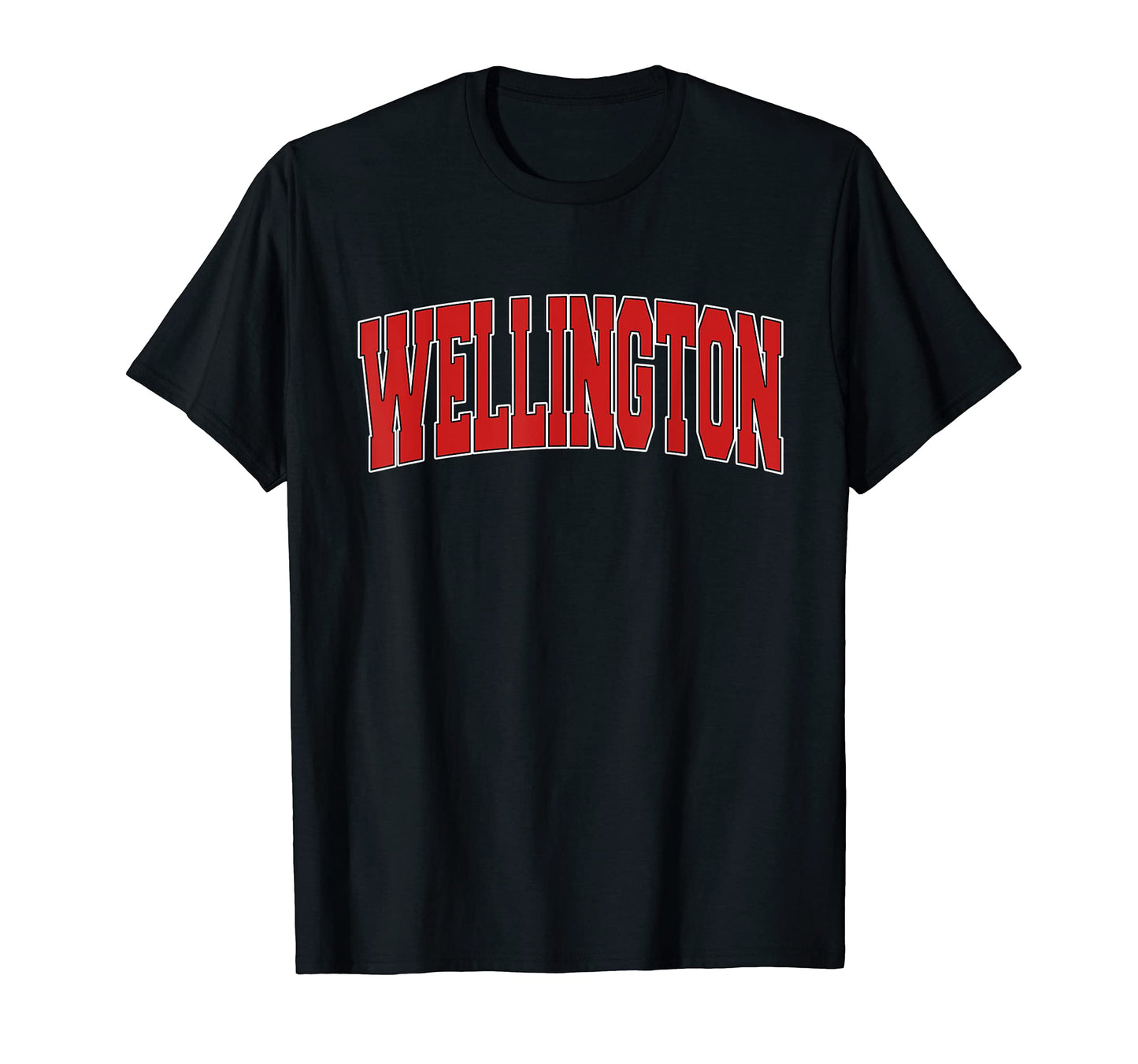 Wellington Ks Kansas Varsity Usa T-Shirt - Aesthetic Graphic for Adults - T-Shirt, Sweatshirt, Hoodie