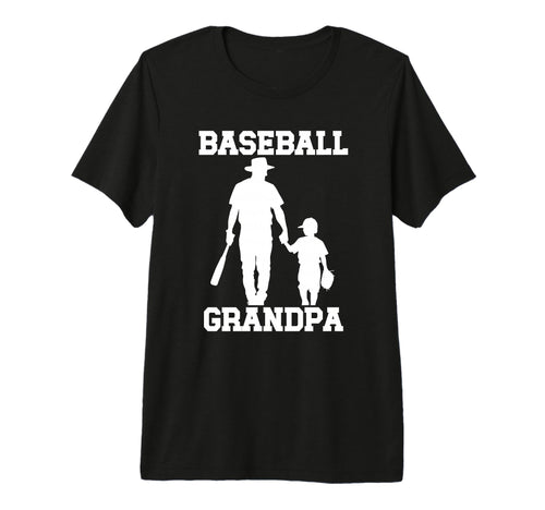 Baseball Lover Grandpa Tri Blend T-Shirt - Fun Novelty Design Unisex - T-Shirt, Sweatshirt, Hoodie