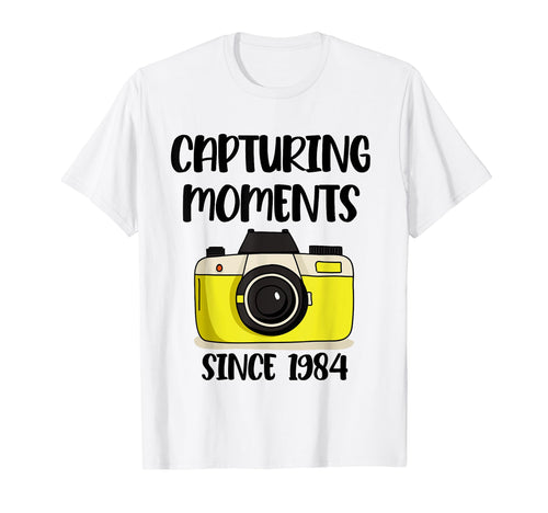Photographer Birthday Capturing Moments T-Shirt - Trendy Graphic Unisex - T-Shirt, Sweatshirt, Hoodie