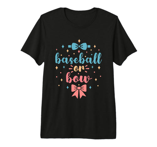 Baseball Or Bow Gender Reveal Future T-Shirt - Trendy Graphic Unisex - T-Shirt, Sweatshirt, Hoodie