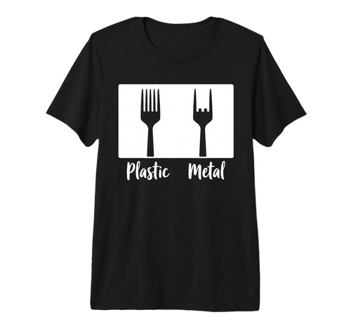 Plastic Metal Rock N Roll Rock Music T-Shirt - Graphic Print Men Women - T-Shirt, Sweatshirt, Hoodie