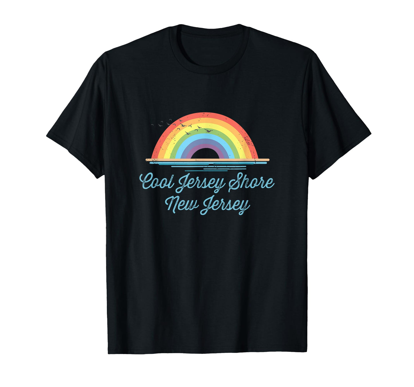 Jersey Shore New Jersey Souvenir T-Shirt - Custom Art Print for Adults - T-Shirt, Sweatshirt, Hoodie
