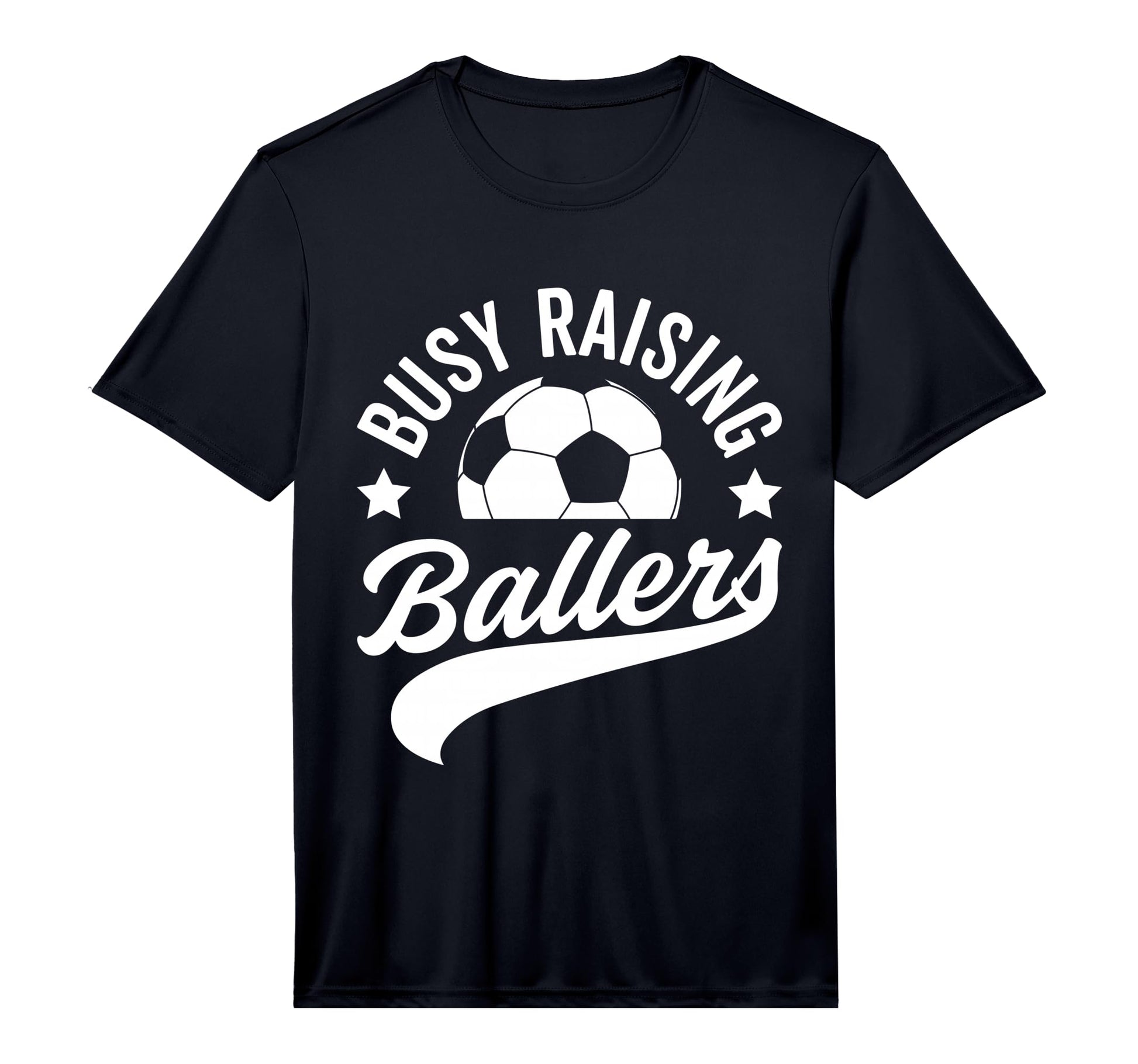 Mens Busy Raising Ballers Soccer Cheer T-Shirt - Unique Graphic Men Women - T-Shirt, Sweatshirt, Hoodie