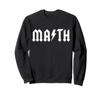 Math Rockn Roll Rock Star Sweatshirt - Aesthetic Graphic for Adults - T-Shirt, Sweatshirt, Hoodie