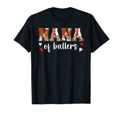 Nana Ballers Baseball Football Nana T-Shirt - Custom Art Print Men Women - T-Shirt, Sweatshirt, Hoodie