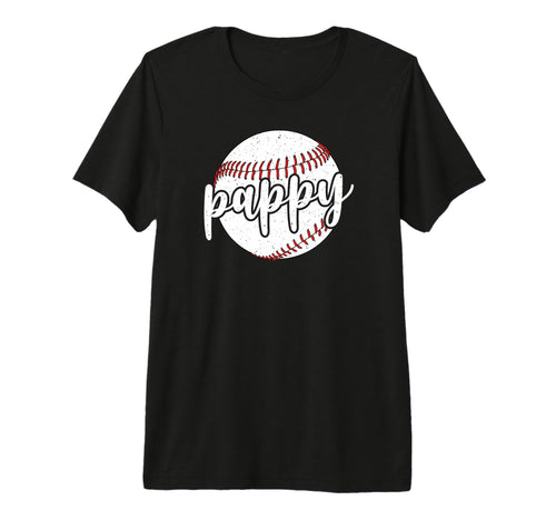 Mens Pappy Proud Baseball Pappy T-Shirt - Aesthetic Graphic Unisex - T-Shirt, Sweatshirt, Hoodie