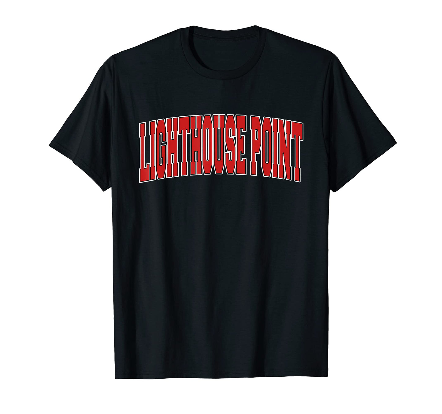 Lighthouse Point Fl Florida Varsity Usa T-Shirt - Novelty Apparel Unisex - T-Shirt, Sweatshirt, Hoodie
