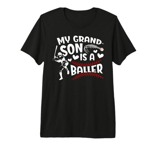 My Grandson Baseball Nana Baseball T-Shirt - Unique Graphic for Adults - T-Shirt, Sweatshirt, Hoodie