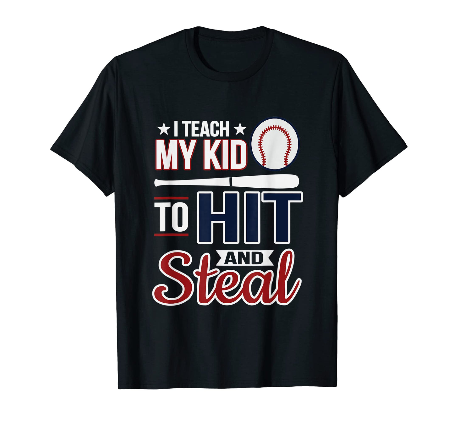 Funny Baseball Parents Mom And Dad T-Shirt - Custom Art Print Unisex - T-Shirt, Sweatshirt, Hoodie