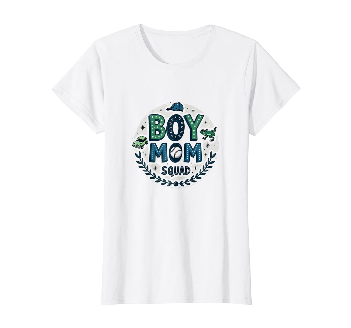 Mom Squad Proud Mama Baseball Cap T-Shirt - Casual Everyday Wear Men Women - T-Shirt, Sweatshirt, Hoodie