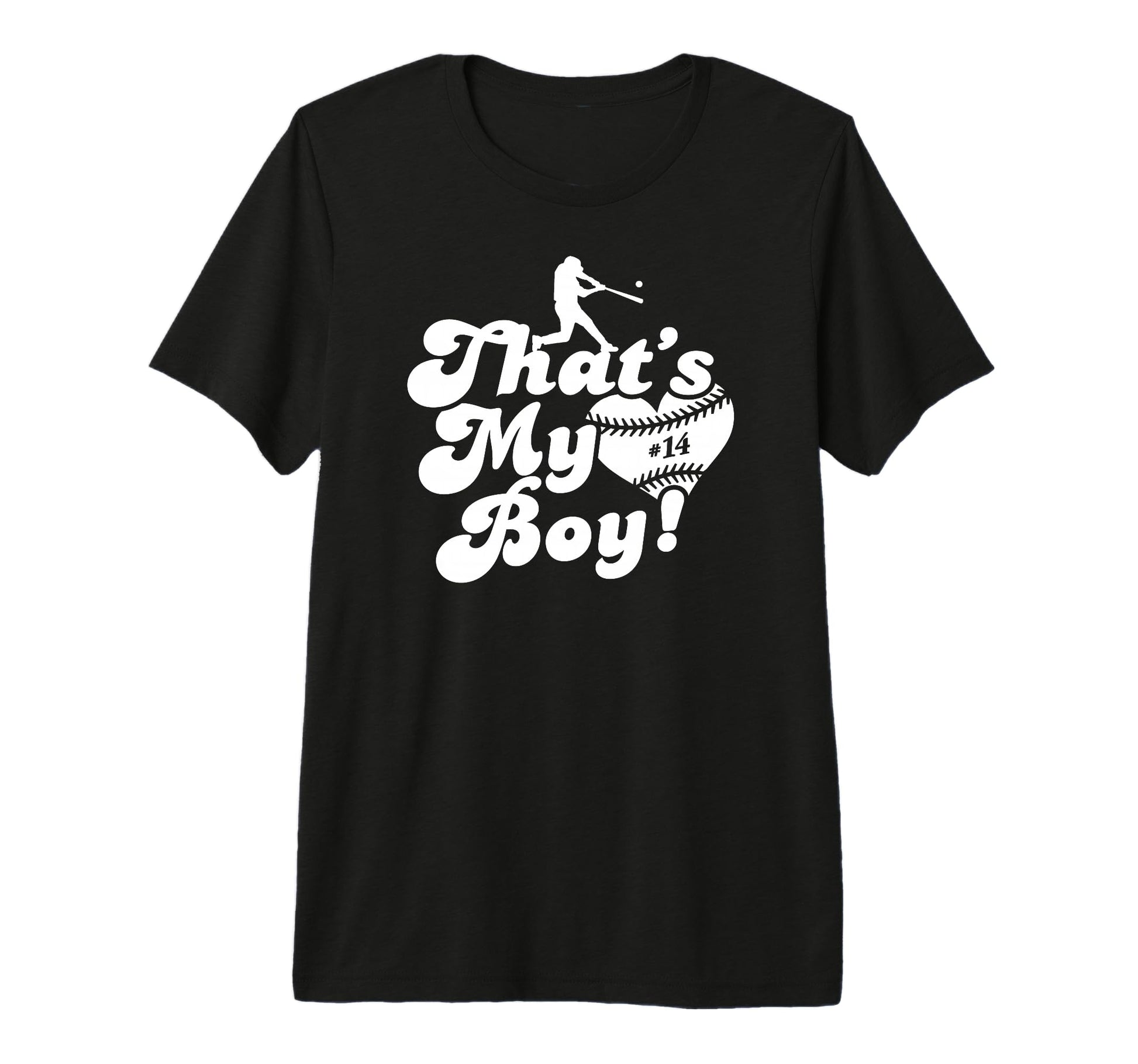 Custom Thats My 14 Jersey Baseball T-Shirt - Custom Art Print for Adults - T-Shirt, Sweatshirt, Hoodie
