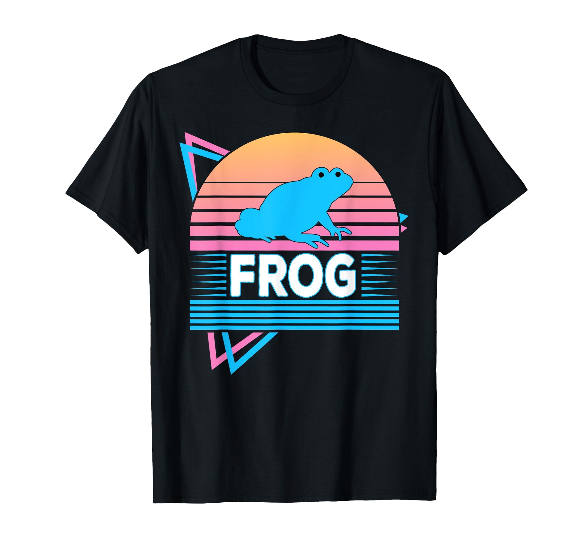 Frog Vaporwave Aesthetic T-Shirt - Streetwear Style Unisex - T-Shirt, Sweatshirt, Hoodie