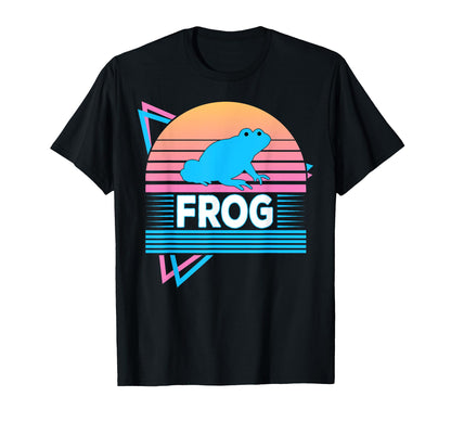 Frog Vaporwave Aesthetic T-Shirt - Streetwear Style Unisex - T-Shirt, Sweatshirt, Hoodie