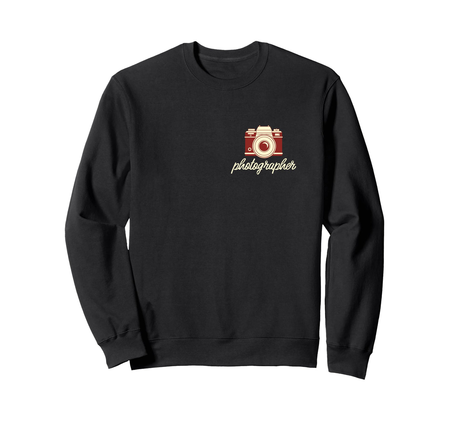 Photographer Camera Pocket Sweatshirt - Casual Everyday Wear for Adults - T-Shirt, Sweatshirt, Hoodie