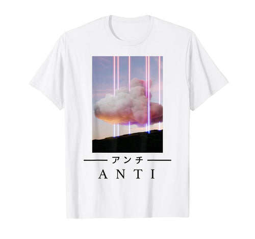 Retrowave Anti Japanese Art T-Shirt - Minimalist Print for Adults - T-Shirt, Sweatshirt, Hoodie