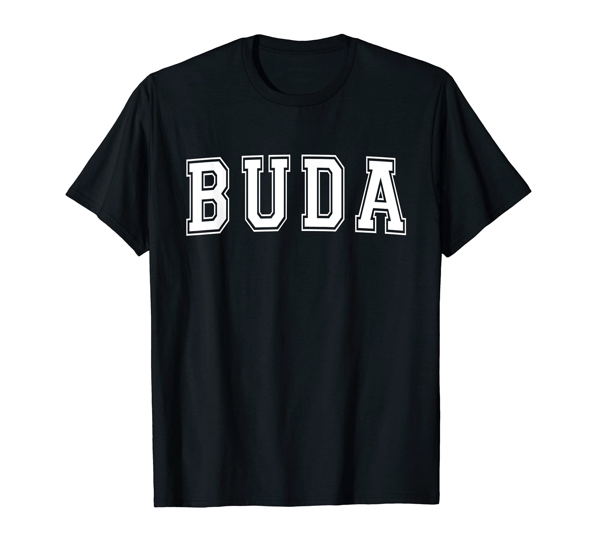 Buda Tx Texas Usa Sports Varsity T-Shirt - Custom Art Print Unisex - T-Shirt, Sweatshirt, Hoodie