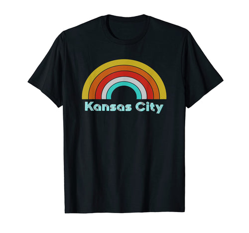 Kansas City Rainbow And Hoodie - Novelty Apparel Unisex - T-Shirt, Sweatshirt, Hoodie