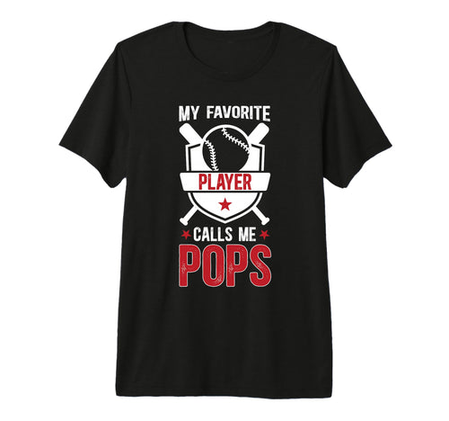 Mens My Favorite Baseball Player Pops T-Shirt - Minimalist Print Unisex - T-Shirt, Sweatshirt, Hoodie