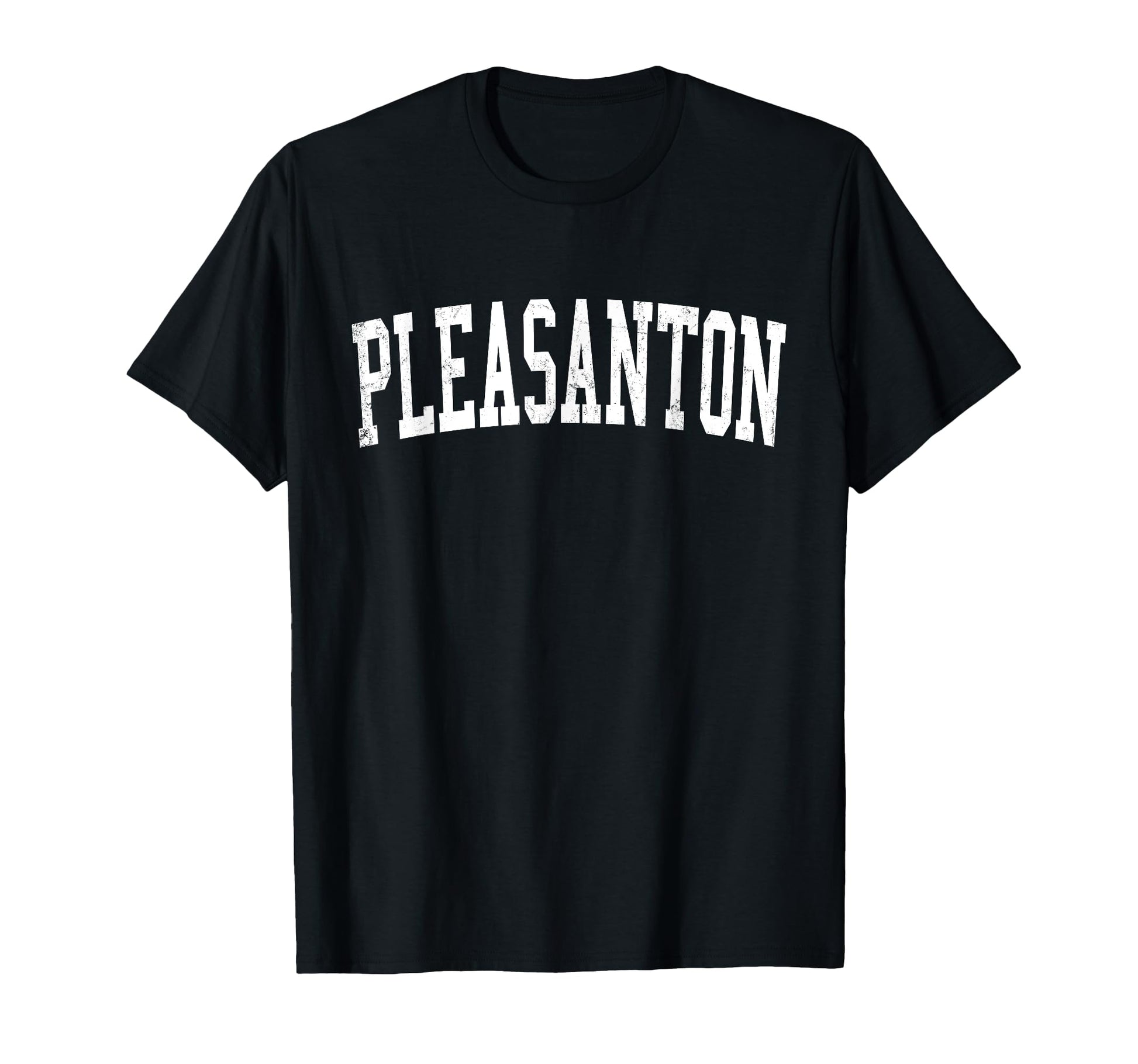 Pleasanton Ca Distressed White T-Shirt - Streetwear Style for Adults - T-Shirt, Sweatshirt, Hoodie