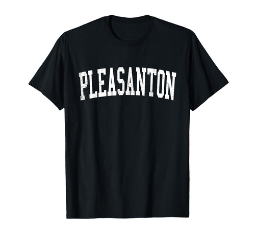 Pleasanton Ca Distressed White T-Shirt - Streetwear Style for Adults - T-Shirt, Sweatshirt, Hoodie