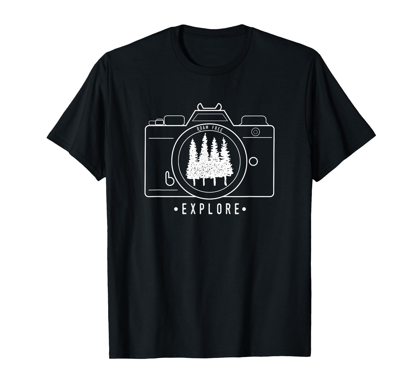 Camera Photography Explore T-Shirt - Graphic Print Unisex - T-Shirt, Sweatshirt, Hoodie