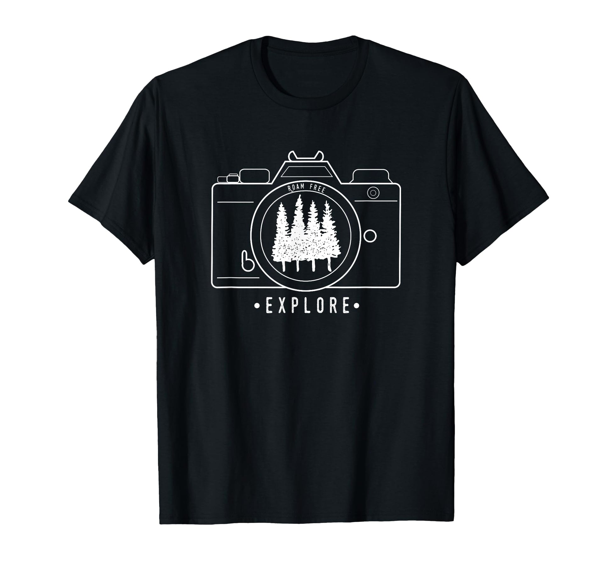Camera Photography Explore T-Shirt - Graphic Print Unisex - T-Shirt, Sweatshirt, Hoodie
