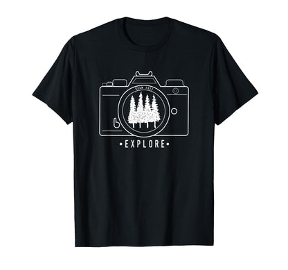 Camera Photography Explore T-Shirt - Graphic Print Unisex - T-Shirt, Sweatshirt, Hoodie