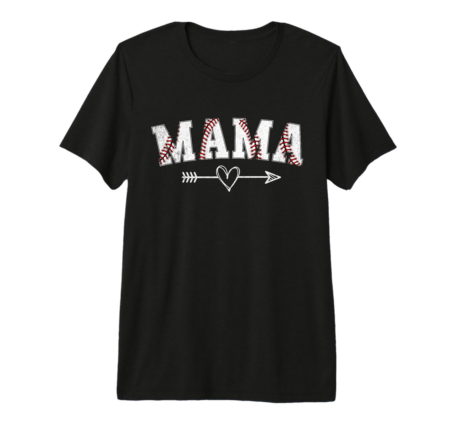 Baseball Mama Mom Mothers Day Tri T-Shirt - Aesthetic Graphic for Adults - T-Shirt, Sweatshirt, Hoodie