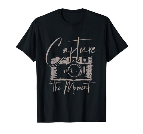 Capture Moment Photography Camera Art T-Shirt - Streetwear Style Unisex - T-Shirt, Sweatshirt, Hoodie