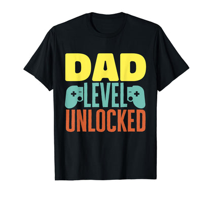 Fathers Day Funny Dad Level Unlocked T-Shirt - Streetwear Style Men Women - T-Shirt, Sweatshirt, Hoodie