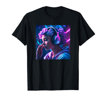 Anime Gamer Music Vaporwave Aesthetic T-Shirt - Graphic Print Unisex - T-Shirt, Sweatshirt, Hoodie
