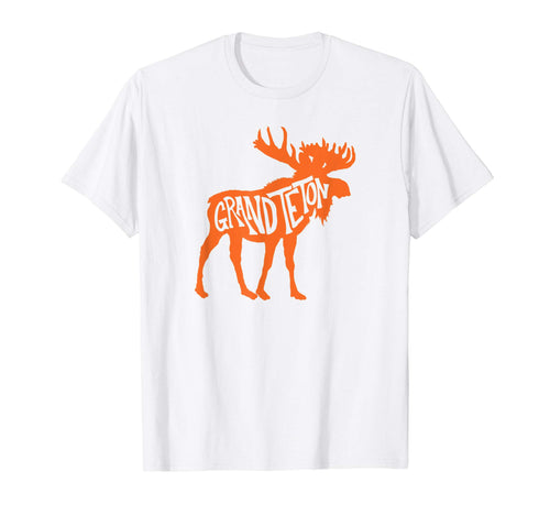 Grand Teton National Park Moose T-Shirt - Custom Art Print Men Women - T-Shirt, Sweatshirt, Hoodie