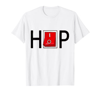 Raised Old School Hip Hop Off Button T-Shirt - Streetwear Style Unisex - T-Shirt, Sweatshirt, Hoodie