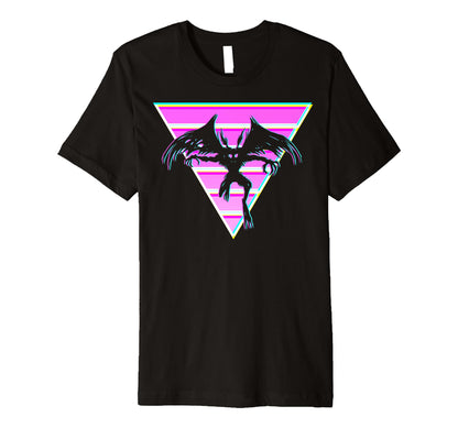 Vaporwave Aesthetic Mothman T-Shirt - Streetwear Style for Adults - T-Shirt, Sweatshirt, Hoodie