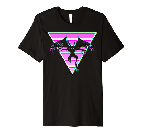 Vaporwave Aesthetic Mothman T-Shirt - Streetwear Style for Adults - T-Shirt, Sweatshirt, Hoodie