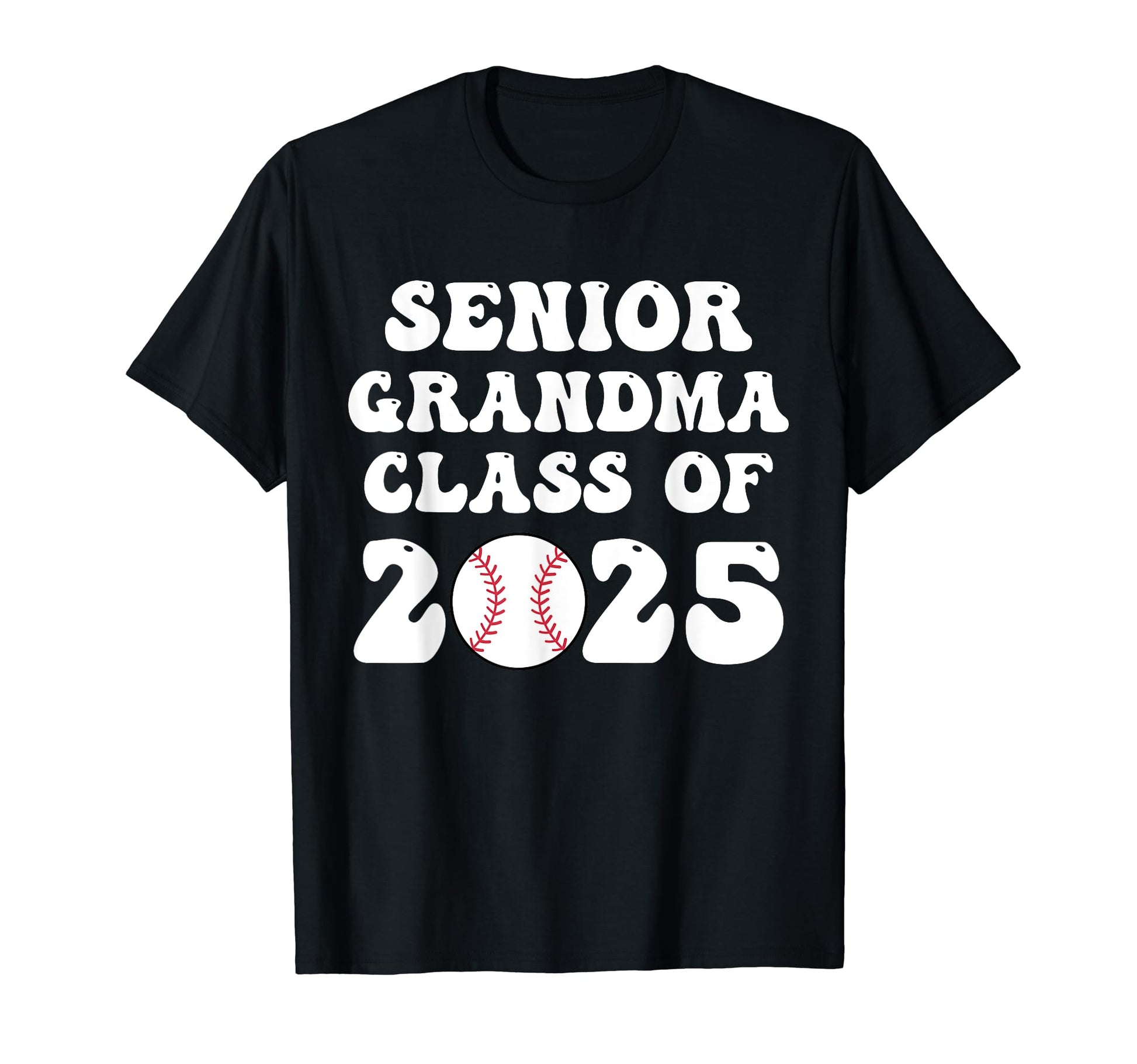 Class 2025 Baseball Grandma Senior T-Shirt - Aesthetic Graphic for Adults - T-Shirt, Sweatshirt, Hoodie