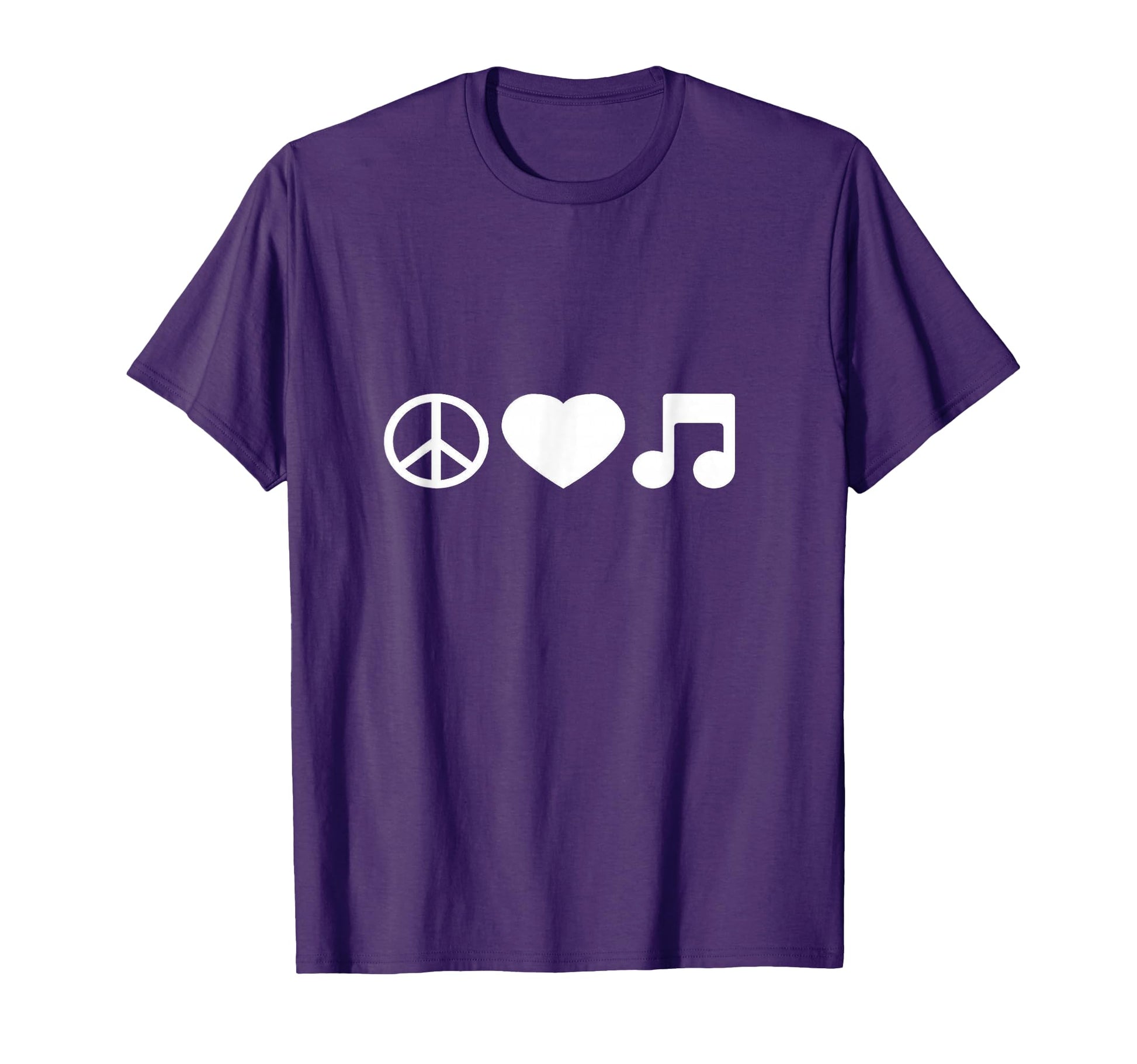 Peace Love Music T And T Designs Sweatshirt - Custom Art Print for Adults - T-Shirt, Sweatshirt, Hoodie