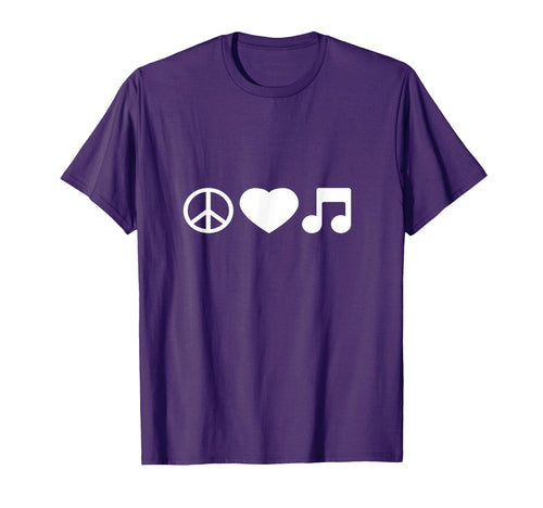 Peace Love Music T And T Designs Sweatshirt - Custom Art Print for Adults - T-Shirt, Sweatshirt, Hoodie