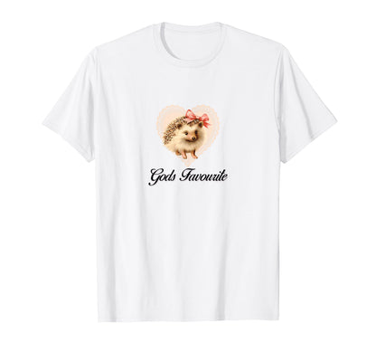 Gods Favourite Coquette Hedgehog T-Shirt - Casual Everyday Wear Unisex - T-Shirt, Sweatshirt, Hoodie