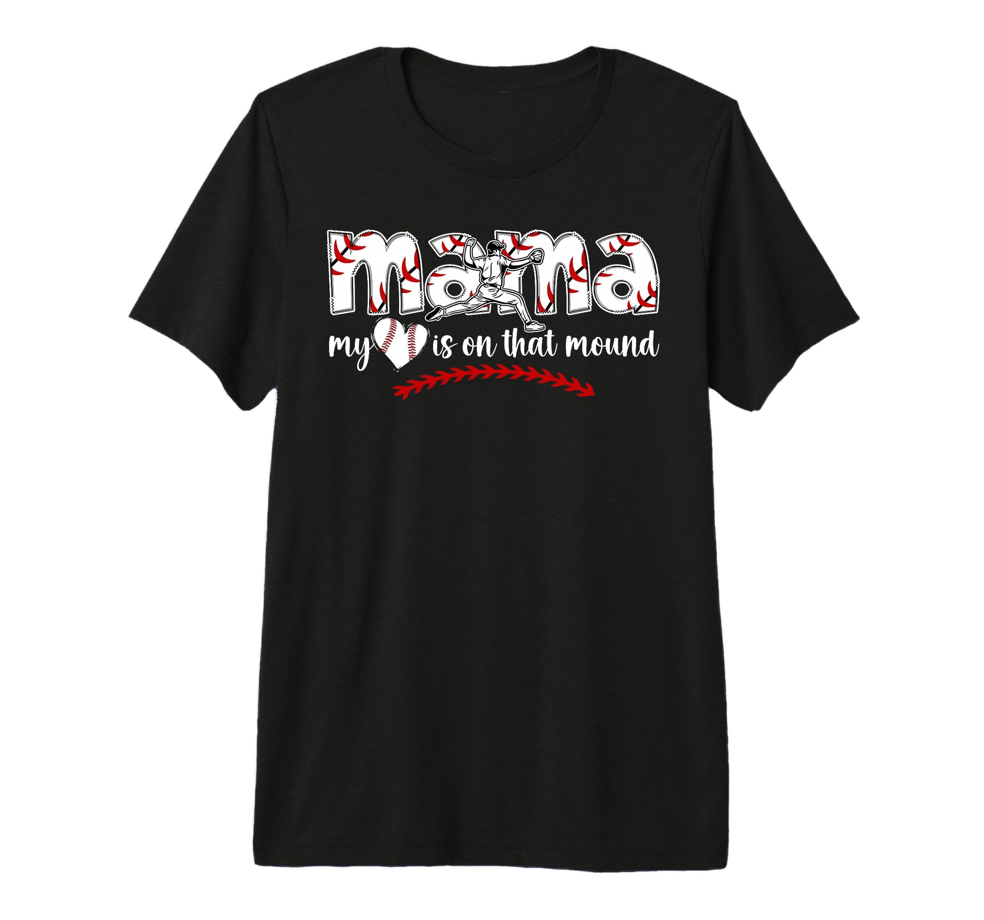 That Mound Baseball Pitcher Mama T-Shirt - Trendy Graphic Men Women - T-Shirt, Sweatshirt, Hoodie