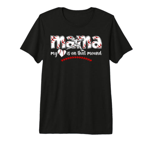 That Mound Baseball Pitcher Mama T-Shirt - Trendy Graphic Men Women - T-Shirt, Sweatshirt, Hoodie