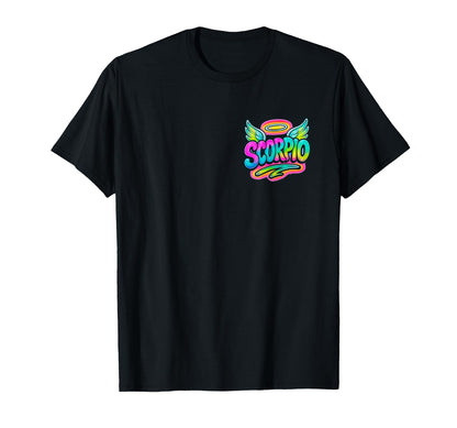 Scorpio Y2K Angelcore Vibrant T-Shirt - Casual Everyday Wear Men Women - T-Shirt, Sweatshirt, Hoodie