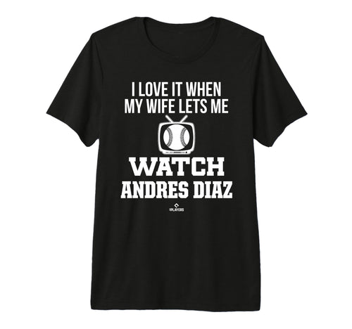My Wife Lets Me Watch Andres Diaz T-Shirt - Aesthetic Graphic Men Women - T-Shirt, Sweatshirt, Hoodie