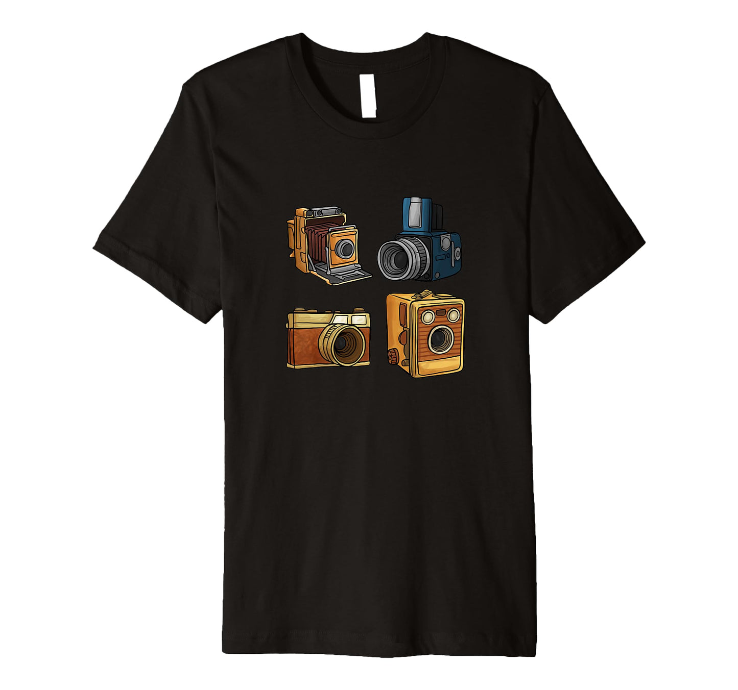 Photography Lovers Camera Set T-Shirt - Aesthetic Graphic Men Women - T-Shirt, Sweatshirt, Hoodie
