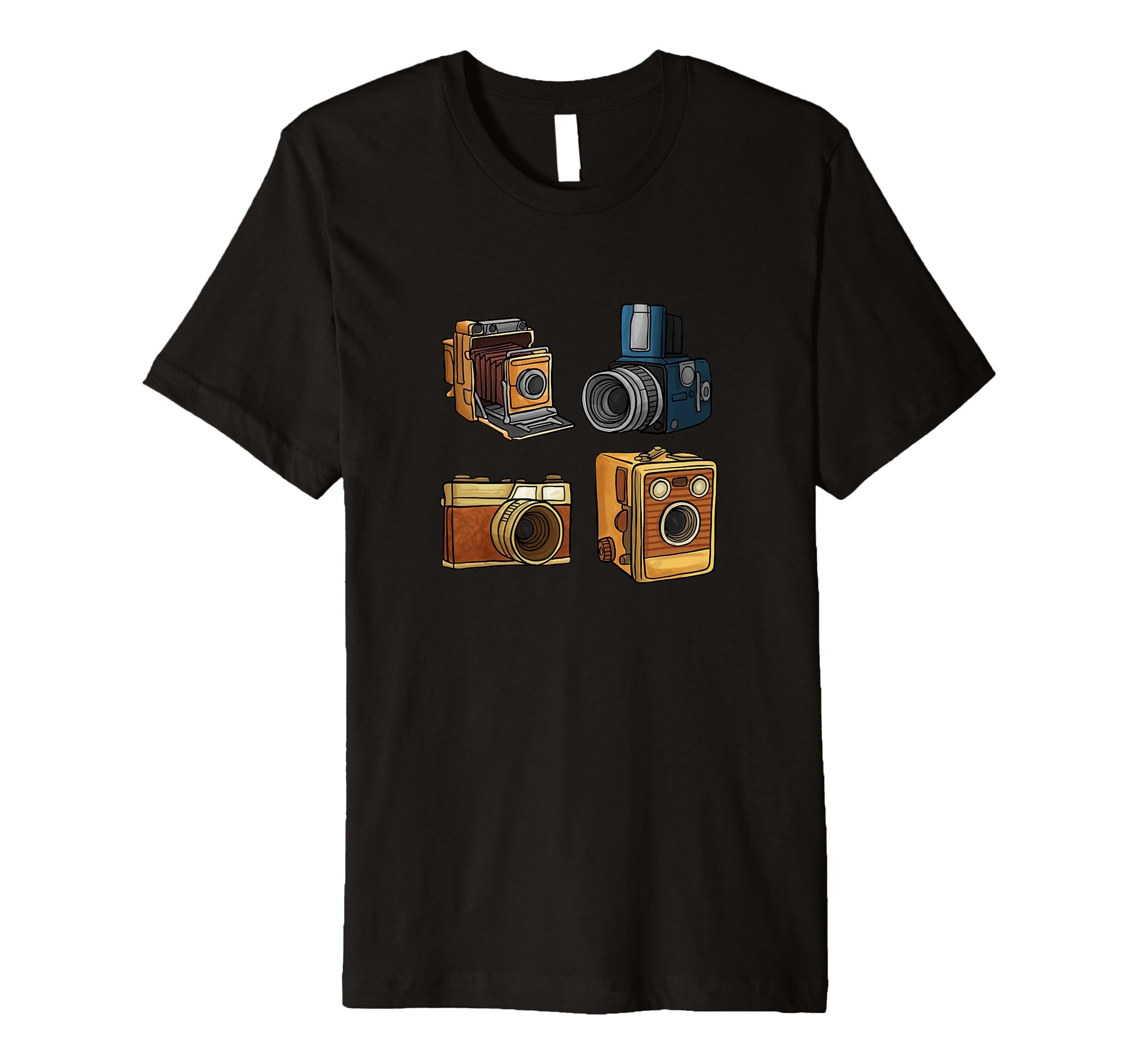 Photography Lovers Camera Set T-Shirt - Aesthetic Graphic Men Women - T-Shirt, Sweatshirt, Hoodie