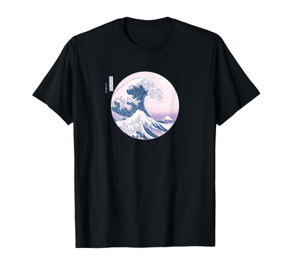 Great Wave Off Kanagawa Aesthetic T-Shirt - Fun Novelty Design Men Women - T-Shirt, Sweatshirt, Hoodie
